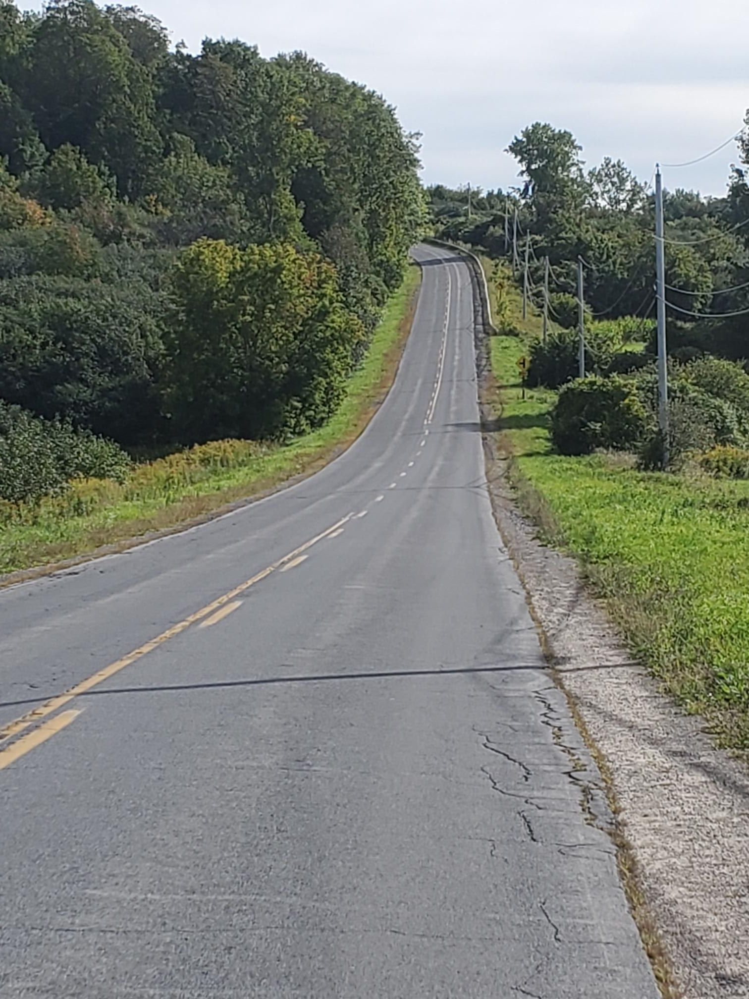 Fall cycling route